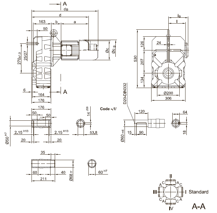 Вариант исполнения с литым моментным рычагом Вариант исполнения с литым моментным рычагом