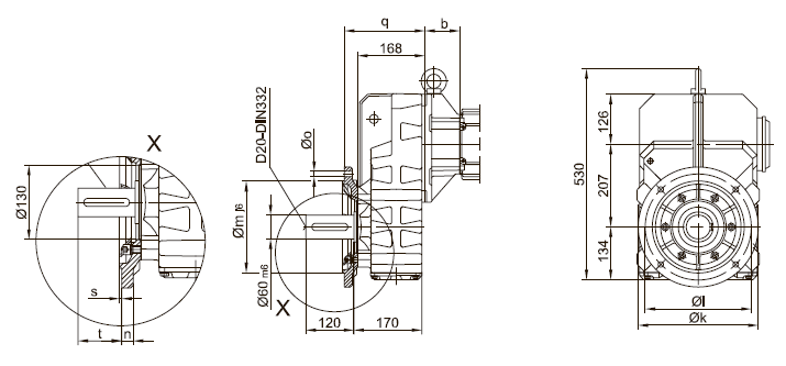 Фланец со сквозными отверстиями Фланец со сквозными отверстиями